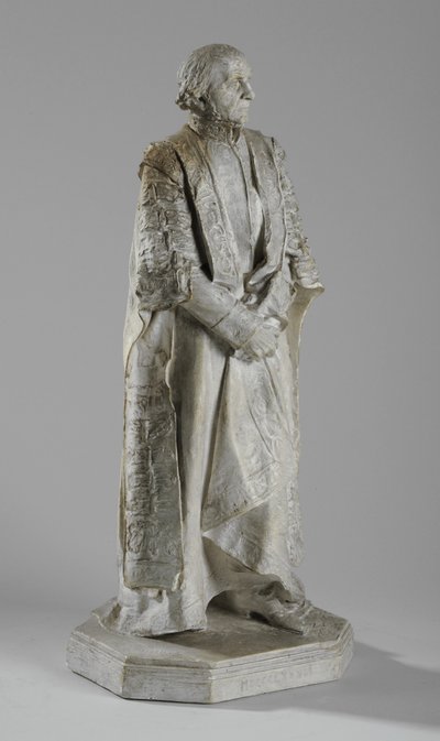 Maquette William Ewart Gladstonen patsaalle The Strandissa, Lontoossa, n. 1905 (kipsi) (katso myös 876153) tekijältä William Hamo Thornycroft