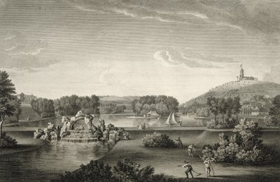 West Wycombe Park, kaiverrus William Woollett (1735-85) tekijältä William Hannan