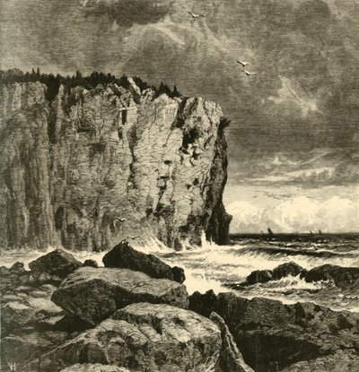 "Cliff lähellä Beaver Baytä", 1872. tekijältä William Hart