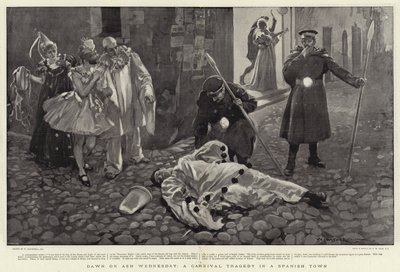 Aamunkoitto tuhkakeskiviikkona, karnevaalitragedia espanjalaisessa kaupungissa tekijältä William Hatherell