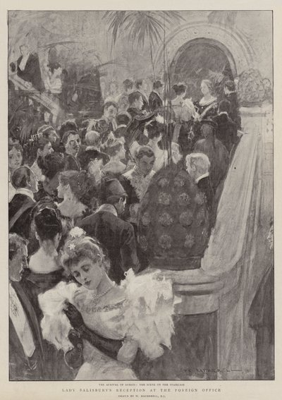 Lady Salisburyn vastaanotto ulkoministeriössä tekijältä William Hatherell
