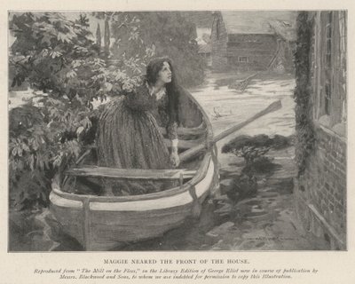 Maggie lähestyi talon etupihaa tekijältä William Hatherell