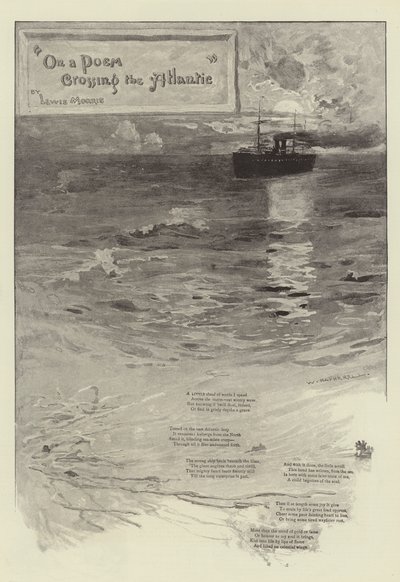 Lewis Morrisin runosta Atlantin ylittäessä tekijältä William Hatherell