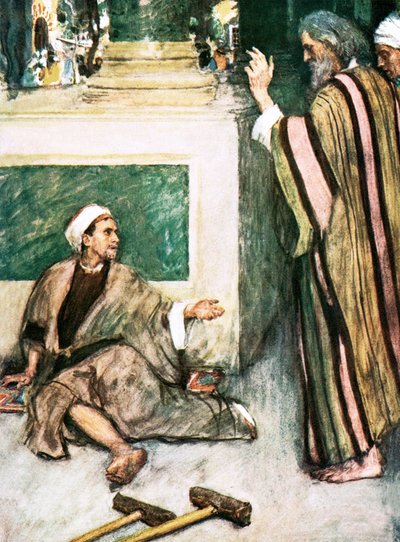 Pietari ja Johannes parantavat ramman miehen tekijältä William Hatherell