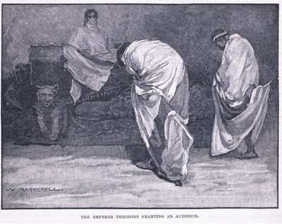 Keisari Theodore tarjosi yleisön tekijältä William Hatherell