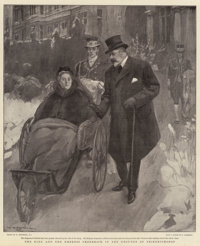 Kuningas ja keisarinna Frederick Friedrichshofin alueella tekijältä William Hatherell