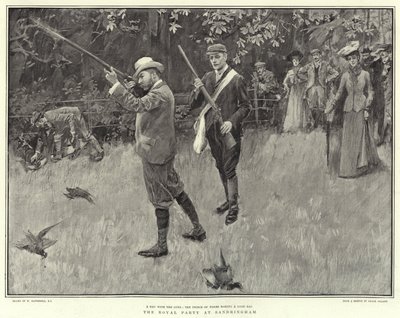 Kuninkaalliset juhlat Sandringhamissa tekijältä William Hatherell