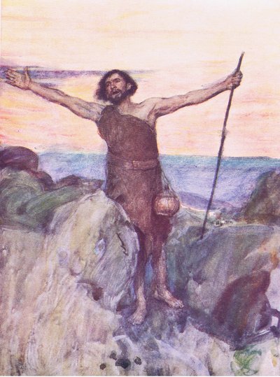 Erään ääni, joka huutaa erämaassa, Raamatun kertomuksesta, jonka on julkaissut Hodder & Stoughton, n. 1930. tekijältä William Hatherell