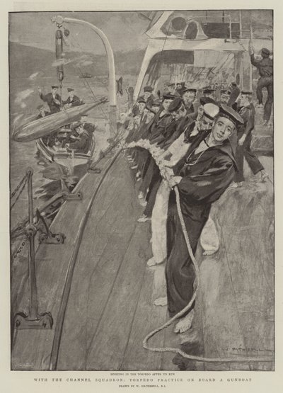 Harjoittele torpedoa tykkiveneessä Channel Squadronin kanssa tekijältä William Hatherell