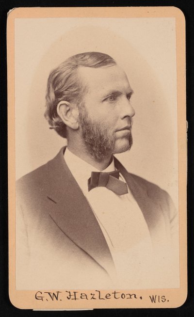 Gerry Whiting Hazletonin muotokuva 1829-1920, ennen vuotta 1876. tekijältä William Hayward Sherman