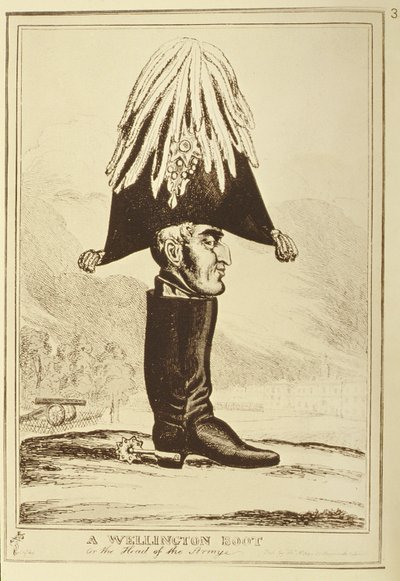 Wellington Boot eli armeijan päällikkö, 1827 tekijältä William Heath