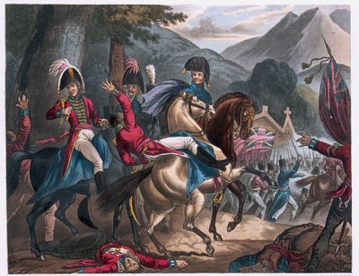 Taistelu lähellä Soraurenin kylää, 1813 tekijältä William Heath
