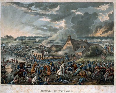 Waterloon taistelu 1815, levy 29 julkaisusta "Wellington