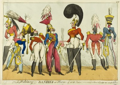 Sotilasmiehiä vai vuoden 1818 sankareita tekijältä William Heath