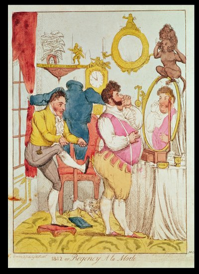 Regency a la Mode, sarjakuva tekijältä William Heath