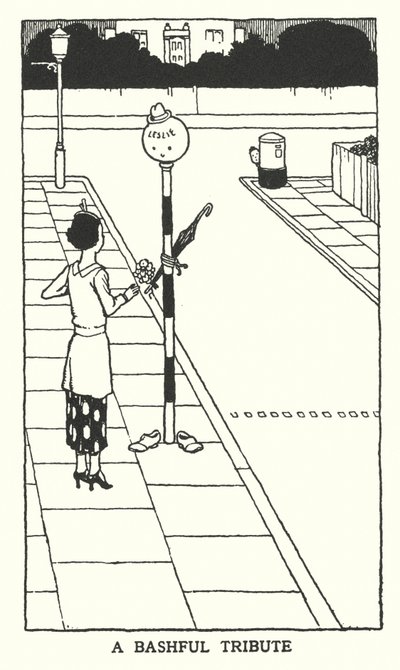 Häpeällinen kunnianosoitus (litho) tekijältä William Heath Robinson