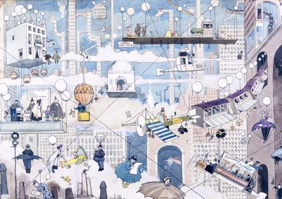Aerial Life tekijältä William Heath Robinson