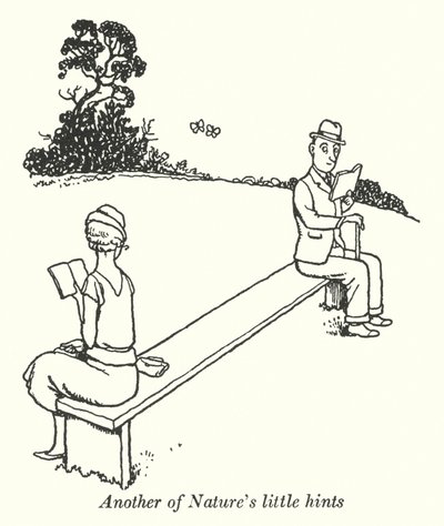 Toinen luonnon pienistä vihjeistä (litho) tekijältä William Heath Robinson