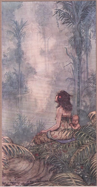 Auckland. Viimeinen, yksinäisin, kaunein, hieno, erillään tekijältä William Heath Robinson