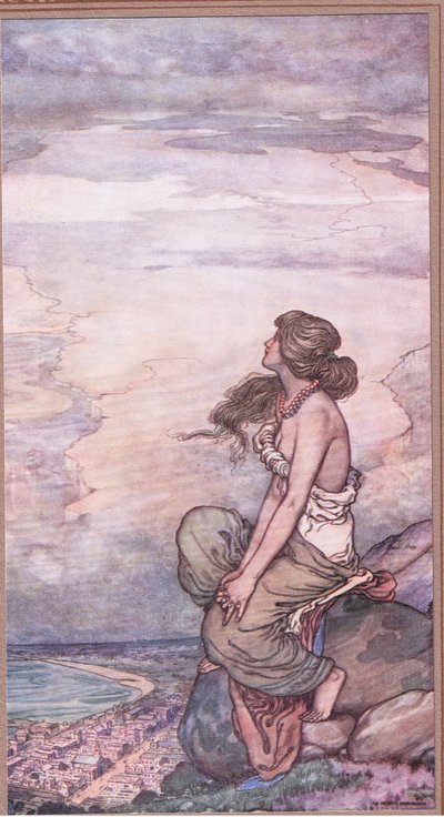 Kapkaupunki. Tervehdys! Nappattiin ja vaihdettiin perässä kädestä käteen tekijältä William Heath Robinson