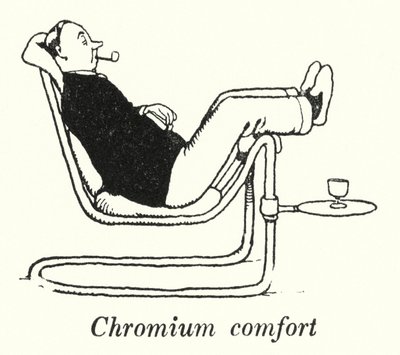 Chromium comfort (litho) tekijältä William Heath Robinson