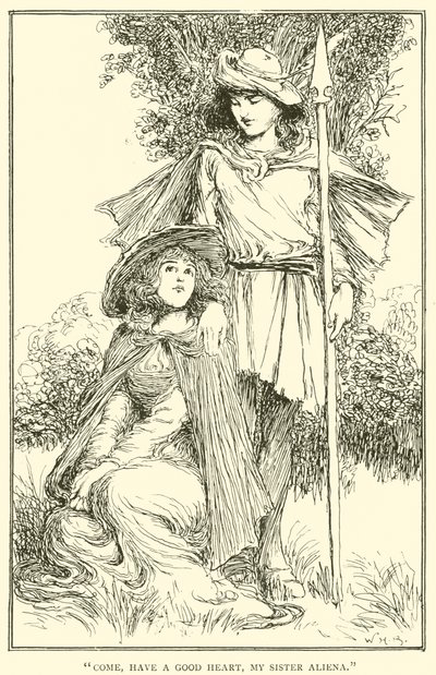 Tule, pidä hyvä sydän, siskoni Aliena tekijältä William Heath Robinson