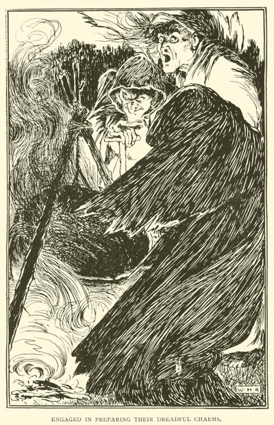 Mukana heidän hirvittävien viehätysvoimansa valmistelussa tekijältä William Heath Robinson