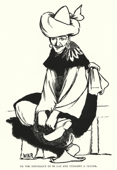 Hän oli luonnostaan niin homo ja miellyttävä luonne (kaiverrus) tekijältä William Heath Robinson