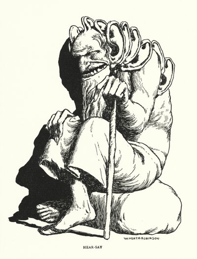 Hear-say (litho) tekijältä William Heath Robinson