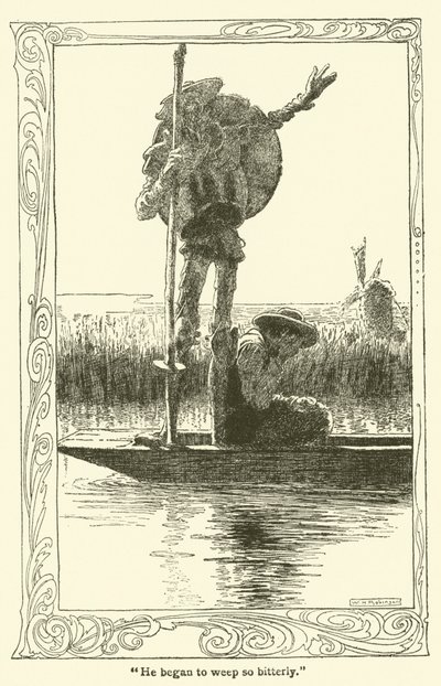 Kuvitus Don Quijotelle (litho) tekijältä William Heath Robinson