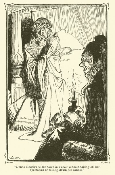 Kuvitus Don Quijotelle (litho) tekijältä William Heath Robinson