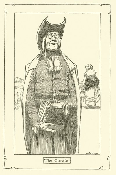Kuvitus Don Quijotelle (litho) tekijältä William Heath Robinson