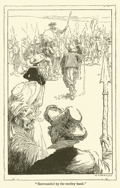 Kuvitus Don Quijotelle (litho) tekijältä William Heath Robinson