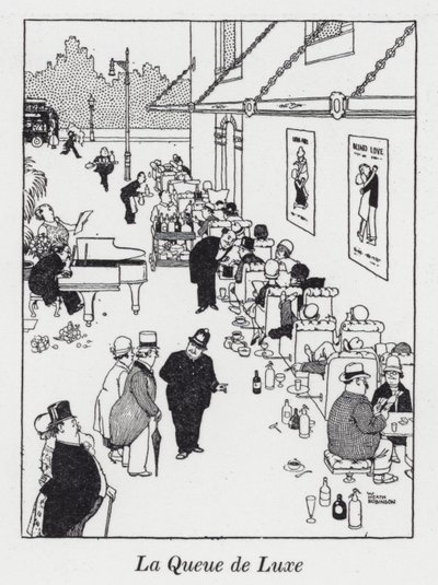 Luxury Tail (litho) tekijältä William Heath Robinson