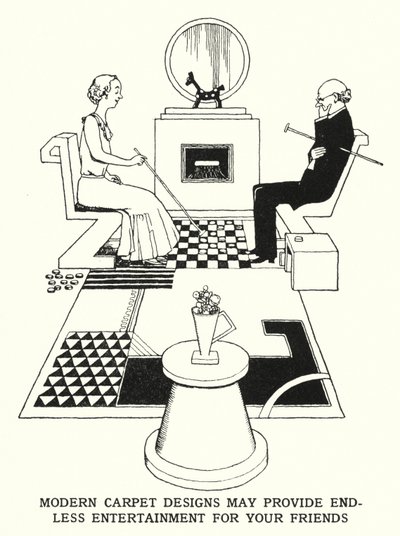 Modernit mattomallit voivat tarjota loputonta viihdettä ystävillesi (litho) tekijältä William Heath Robinson