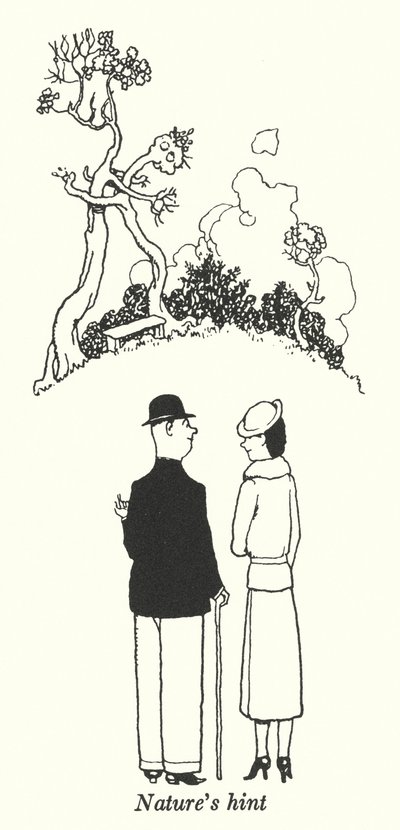 Luonnon vihje (litho) tekijältä William Heath Robinson