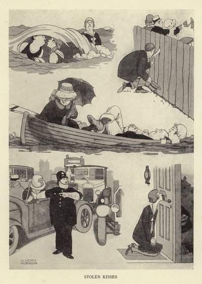 Varastetut suudelmat tekijältä William Heath Robinson