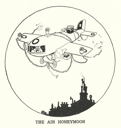 The Air Honeymoon (litho) tekijältä William Heath Robinson