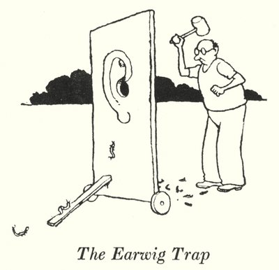 The Earwig Trap (litho) tekijältä William Heath Robinson