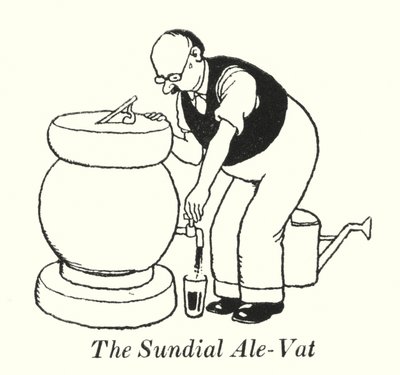 Aurinkokello Ale-Vat (litho) tekijältä William Heath Robinson