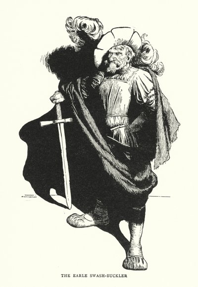 Earle swash-buckler (litho) tekijältä William Heath Robinson