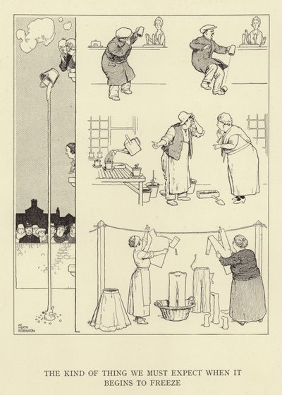 Sellaista, jota meidän on odotettava, kun se alkaa jäätyä tekijältä William Heath Robinson
