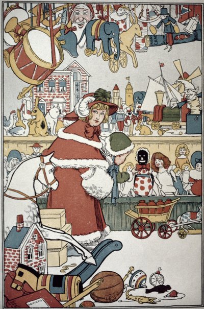 Leluja jouluksi, n. 1900 tekijältä William Heath Robinson