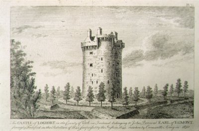 Castle Howel, Barony of Kells, Kilkennyn kreivikunta, Irlanti, George Virtuen kirjasta 