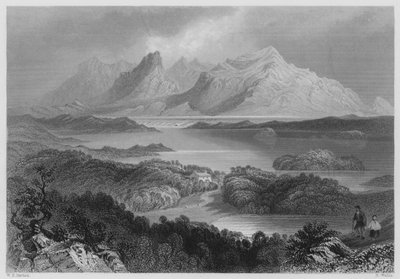 Garromin, Connemara (kaiverrus) tekijältä William Henry (after) Bartlett