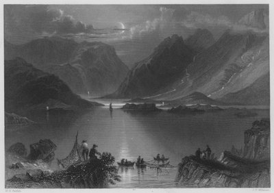 Killeriesin päällikkö, Connemara (kaiverrus) tekijältä William Henry (after) Bartlett