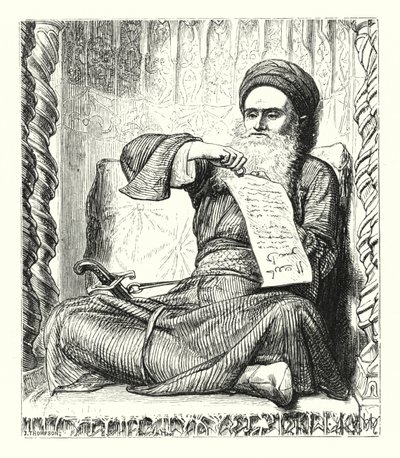 Muistoja Arabian öistä (kaiverrus) tekijältä William Henry (after) Hunt