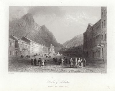 Mehadian kylpylät tekijältä William Henry Bartlett