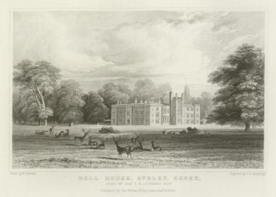 Bell House, Aveley, Essex, Sir T B Lennardin paikka, Baronet tekijältä William Henry Bartlett