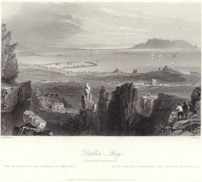 Dublin Bay Kingstown Quarriesista tekijältä William Henry Bartlett
